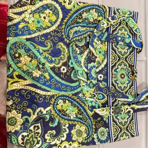Vera Bradley Green and Blue Floral Tote